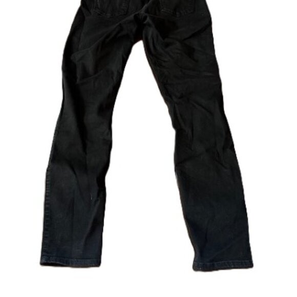 7 For All Mankind (B)Air Denim Ankle Skinny Destroy Black  Jeans size 26 / 2 - Picture 6 of 6